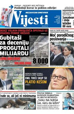 Vijesti - broj 6561, 1. jul 2016.
