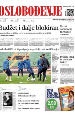 Oslobođenje - broj 28035, 9. okt 2025.
