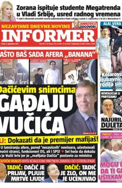 Informer - broj 1021, 9. sep 2015.