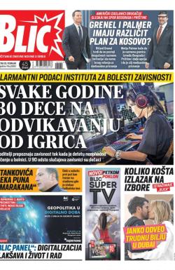 Blic - broj 8262, 20. feb 2020.