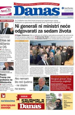 Danas - broj 6850, 1. jul 2016.