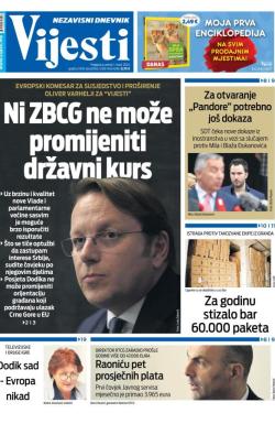 Vijesti - broj 9287, 1. mar 2024.