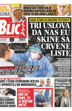 Blic - broj 8893, 30. nov 2021.