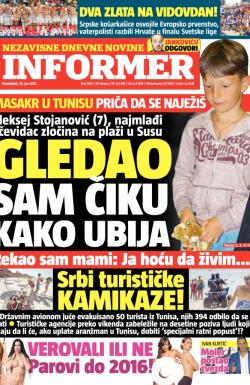 Informer - broj 959, 29. jun 2015.