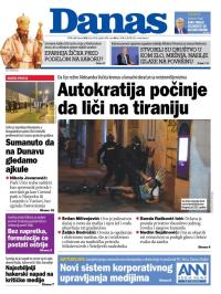 Danas - broj 10146, 20. feb 2026.