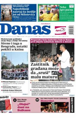 Danas - broj 6886-6887, 6. avg 2016.