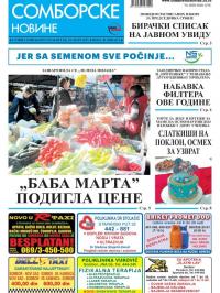 Somborske novine - broj 3272, 10. mar 2017.