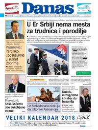 Danas - broj 7409, 11. jan 2018.