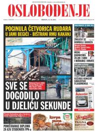 Oslobođenje - broj 24.743, 14. okt 2015.