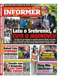 Informer - broj 3672, 13. maj 2024.