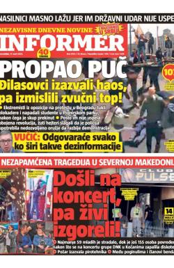 Informer - broj 3930, 17. mar 2025.