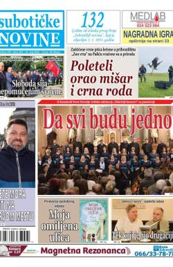 Nove Subotičke novine - broj 422, 16. maj 2025.