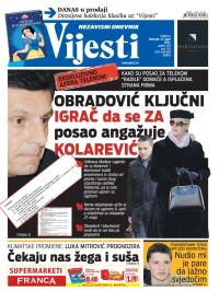 Vijesti - broj 5745, 27. mar 2014.