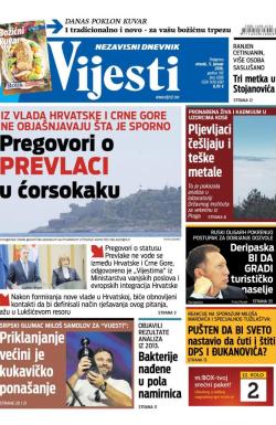 Vijesti - broj 6386, 5. jan 2016.