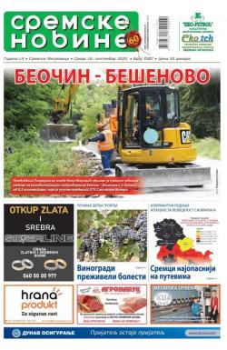 Sremske Novine - broj 3107, 16. sep 2020.