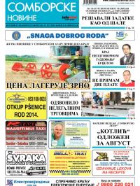 Somborske novine - broj 3133, 11. jul 2014.