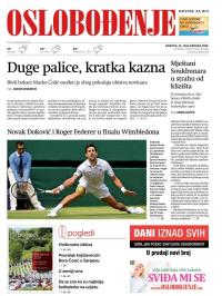 Oslobođenje - broj 26086, 13. jul 2019.