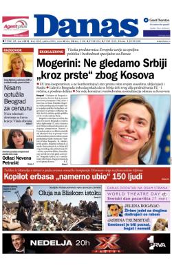 Danas - broj 6388, 27. mar 2015.