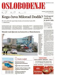 Oslobođenje - broj 25321, 24. maj 2017.