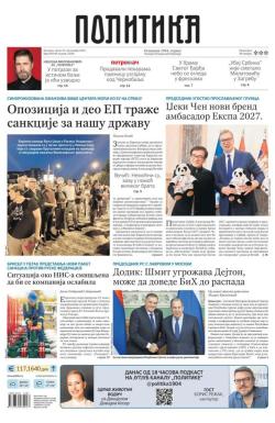 Politika - broj 40146, 10. sep 2025.