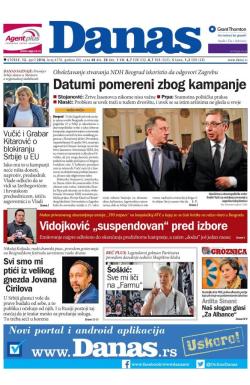Danas - broj 6770, 12. apr 2016.