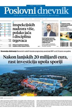 Poslovni Dnevnik - broj 5382, 15. jul 2025.