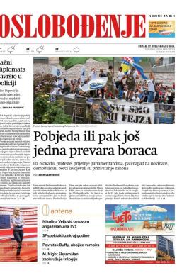 Oslobođenje - broj 25742, 27. jul 2018.