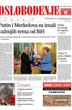 Oslobođenje - broj 26767, 21. avg 2021.
