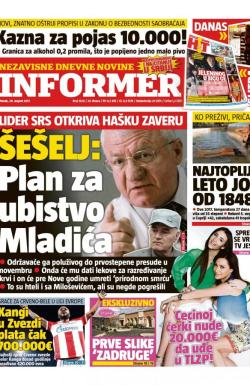 Informer - broj 1626, 29. avg 2017.