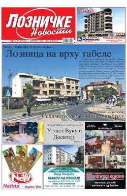 Lozničke novosti - broj 652, 11. sep 2020.