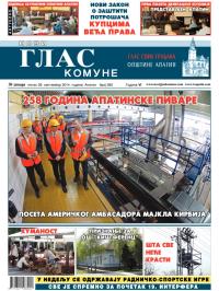 Novi glas komune, Apatin - broj 280, 26. sep 2014.