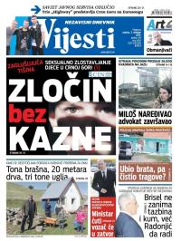 Vijesti - broj 6294, 3. okt 2015.