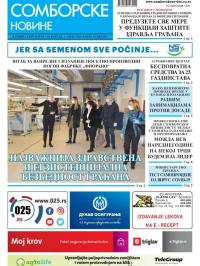Somborske novine - broj 3432, 3. apr 2020.