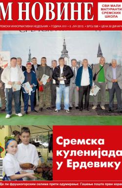 M Novine, Sr. Mitrovica - broj 598, 5. jun 2013.