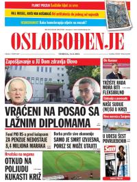Oslobođenje - broj 24.621, 14. jun 2015.