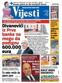 Vijesti - broj 6208, 9. jul 2015.