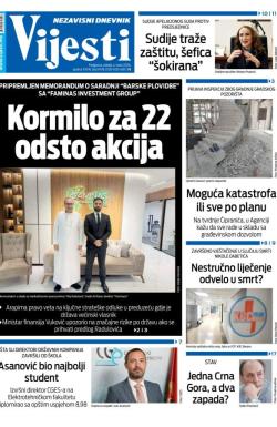 Vijesti - broj 9998, 4. mar 2026.