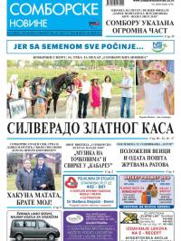Somborske novine - broj 3346, 10. avg 2018.