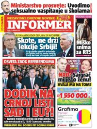 Informer - broj 1344, 27. sep 2016.