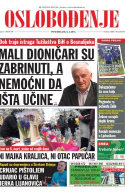 Oslobođenje - broj 24.524, 9. mar 2015.
