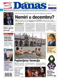 Danas - broj 5523, 12. nov 2012.