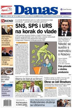 Danas - broj 5374-5375, 16. jun 2012.