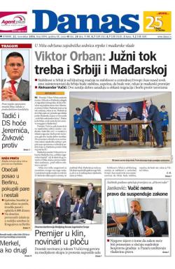 Danas - broj 6994, 22. nov 2016.