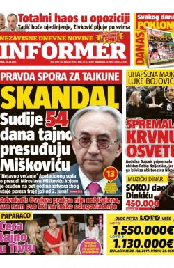 Informer - broj 1599, 28. jul 2017.