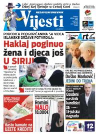 Vijesti - broj 6175, 6. jun 2015.
