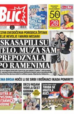 Blic - broj 8788, 16. avg 2021.
