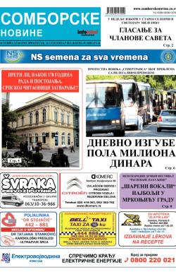 Somborske novine - broj 3090, 13. sep 2013.