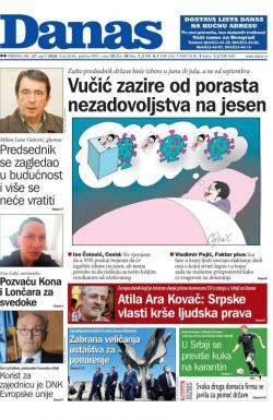 Danas - broj 8246, 27. apr 2020.
