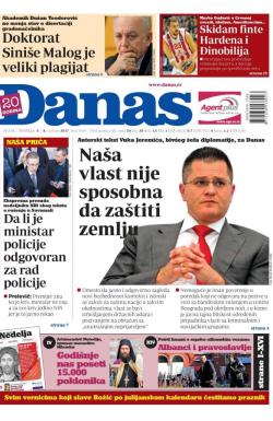 Danas - broj 7039-7041, 6. jan 2017.