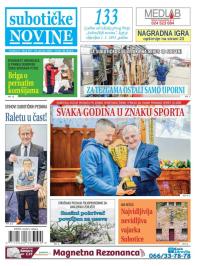 Nove Subotičke novine - broj 457, 23. jan 2026.